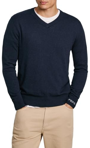 Pepe Jeans Herren New Andre V Neck Strickwaren