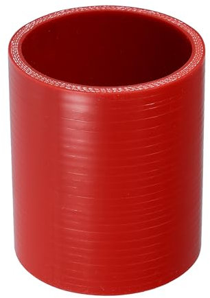 QUARKZMAN 1 Pz Tubo in Silicone Rosso per Auto Lunghezza 100mm / 3.94 Diametro Interno 70mm / 2.76 Angolo 0 Gradi Universale