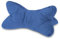 Leseknochen Cord Blau Nackenkissen Knochenkissen Nackenrolle Lesekissen Öko-Tex 100 zertifiziert und 60°C waschbar - Kissen für Nacken, Knie oder Bauch zum Lesen oder Relaxen - 38x19x19 cm