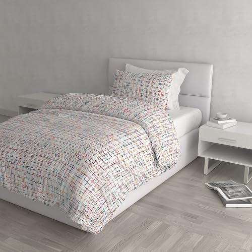 Italian Bed Linen Dafne Bettwäsche-Set, Bedruckt, Mikrofaser, Snakeworld, Einzelbett