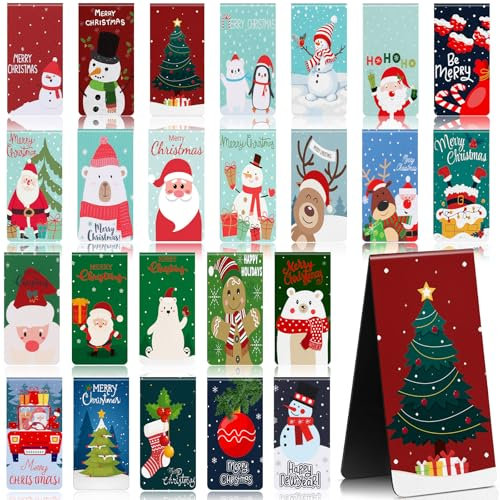 Nezyo 48 Weihnachten Magnetische Lesezeichen Weihnachtsgeschenke Lesezeichen Weihnachts Lesezeichen Magnetlesezeichen Süßes Lesezeichen Weihnachtsgeschenke Kleinigkeiten Buchmarkierungen Mitgebsel