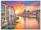 DCIDBEI Diamond Painting Landschaften und Natur 40x50cm Malen nach Zahlen Landschaft Diamant Painting Sonnenuntergang Perlen Bilder Sonnenuntergang am Meer Italien Landschaft