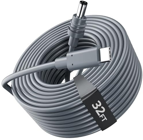 GUUGEI Starlink Mini-Kabel, USB C auf DC, Netzkabel, 10 m, Verlängerungskabel für Star Link Mini, Wohnmobil, Reisen, Wandern und Camping, Mini-Satelliten-Internet, langes Netzkabel