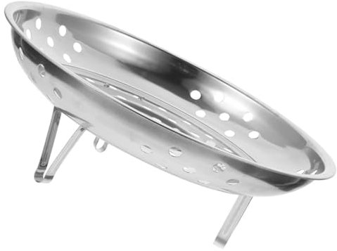 Cabilock Bandeja De Vapor De Acero Inoxidable Estante para Vaporera Plato De Cocción con Orificios Pequeños Compatible con Ollas para Cocinar Al Vapor Buns Huevos Pescado
