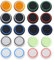 20 Stück Ps5 Controller Sticks,Ps5 Controller Zubehör,Joystick Sticks Kappen Caps,Thumbsticks Für Grips,Daumengriffkappen,Dualsense,Kompatibel Mit Silikon-Joystick,Für Xbox One Series