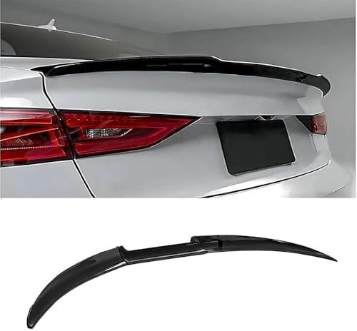 PAPEP Auto Spoiler Heckspoiler für Audi A4 B8 Sedan 2007-2015, Kofferraum Spoiler Flügel Dachspoilerflügel Lippe Kofferraumspoiler Dachspoiler Zubehör,Carbon Fiber Look