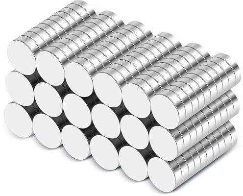 180 Stück Kleine Magnete, Magnet Kühlschrank 6x2mm Magnete Extra Stark für Magnettafel, Whiteboard, Pinnwand & Handwerk