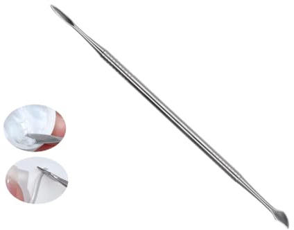 Spatola per unghie in acciaio inox a doppia faccia accessori per manicure per unghie precise Riempimento e scultura
