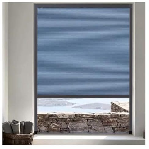Porte a soffietto Porta Pieghevole A Nido D'ape A Scomparsa, 30-90 IN Nessuna Porta A Fisarmonica Senza Guida Inferiore, Personalizzabile Porta Divisoria Per Scarpiera/ Armadio/ Cucina(80X180CM/32X71I