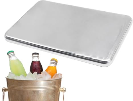 Pzuryhg Reusable Ice Packs, Stainless Steel Freezer Blocks, Lightweight Long-Lasting Cooling Gel Design, Ideal For Lunch Boxes, Coolers, Camping Fishing, Picnics, Beach, Sporting Events