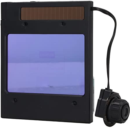 LDAUYZLING Lente oscurante automatica con batteria Lente per casco per saldatura elettrica con finestra grande multifunzionale