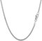 PRINS JEWELS 14 Karat 585 Gold Massive Panzerkette Weißgold Kette - 2 mm Breit - Unisex (60)