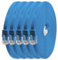 1aTTack.de 20m - blau - 5 Stück - Cat.6 Flaches Netzwerkkabel Cat6 Flachkabel Ultra Flach Cat.6 Patchkabel 1000 Mbit/s Gigabit LAN (RJ45) Flach Slim Micro