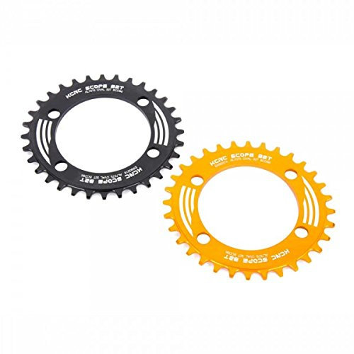 Monoplato KCNC Oval für Shimano 96BCD 30d schwarz