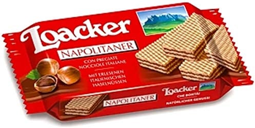 12x Loacker Classic Würfel Haselnuss reigel kekse Waffeln Napolitaner 45g