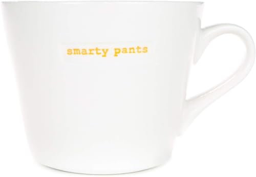 Keith Brymer Jones - Word Range – Standard-Keramiktasse – Smarty Pants – 350 ml – in Geschenkbox