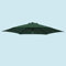 Green Bay Replacement Fabric Garden Parasol Canopy Cover for 2.5m 6 Arm Parasol - Green