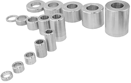 Distanzhülsen für M8 (15 X 8,5 X 25) Aluminium (2 Stück) - AlMgSi0,5 Abstandhalter Abstandshülsen Distanzbuchsen Distanzstücke Metallhülsen Distanzrohre Wandabstandhalter Aluhülsen Buchsen