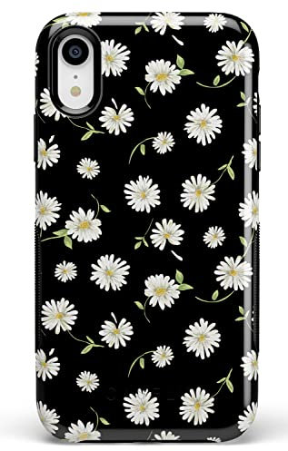 Casely iPhone XR Case | Daisy Daydream Black Floral Case