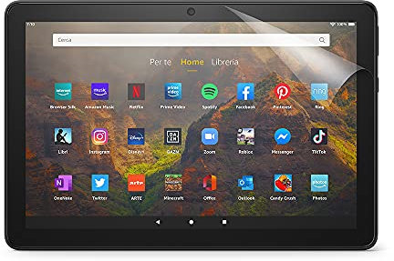 NuPro Pellicola di protezione schermo per tablet Amazon Fire HD 10 (11ª generazione - modello 2021), trasparente, confezione da 2 pezzi