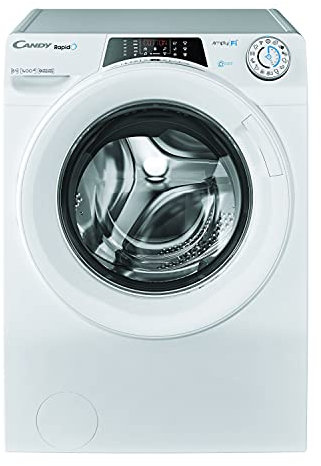 Candy RapidÓ RO 1486DWME/1-S Waschmaschine / 8 kg/Smarte Bedienung mit Wi-Fi + Bluetooth/Easy Iron - Dampffunktion Weiß