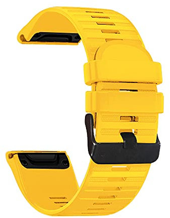 AISPORTS Kompatibel mit Garmin Fenix 3 HR Armband Silikon, 26mm Quick Fit Uhrenarmband Weiches Sportarmband Ersatzarmband für Garmin Fenix 6X/Fenix 6X Pro/Fenix 5X/Fenix 5X Plus/Fenix 3/Fenix 3 HR