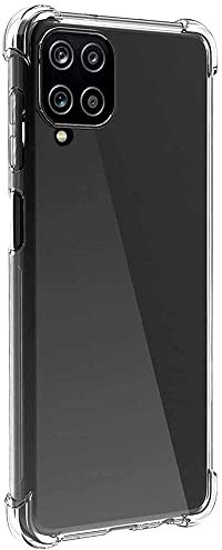 OcioDual TPU Schutzhülle Kompatibel mit Galaxy A12/M12 Gerundete Kanten Rückseite Case Hülle Tasche Antishock Bumper