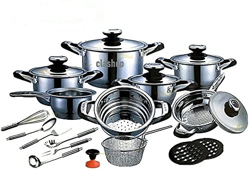 amc set batteria pentole tegami 23 pz