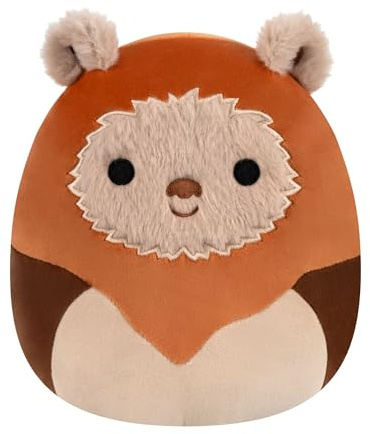 Squishmallows SQDI01955 - Star Wars Ewok 20 cm, offizielles Jazwares Plüsch, superweiches Kuscheltier