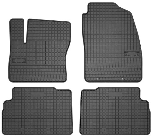 MOTOS Gummimatten Auto Fussmatte passend für Ford C-Max II 2010-2019 Verbessern Sie Ihren Reisekomfort mit Antirutschmatte Auto - Allwetter fußmatten Auto, Schutz vor Verschmutzung