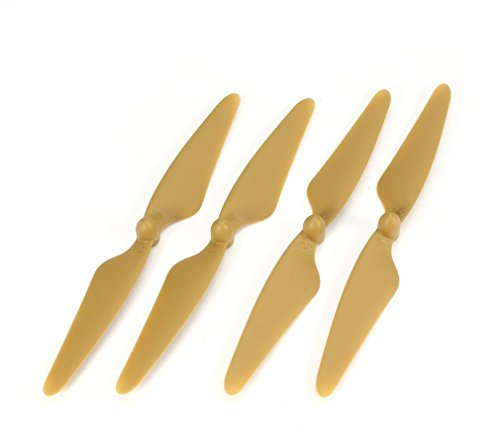 BURGHR Zubehör für Drohnen for Hubsan H501S-05B/H501S-06B Propeller 2 Paar Original CW/CCW Propellerblatt RC Teil for Hubsan H501S RC Quadcopter RC Drone austauschbar (Color : Yellow)