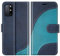 BoxTii Hülle für OnePlus 8T, PU Leder Handyhülle für OnePlus 8T, Ledertasche Klapphülle Schutzhülle mit Kartenfächer und Magnetverschluss, Blau