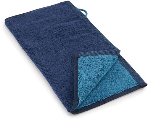 Bassetti New Shades Seiftuch aus 100% Baumwolle in der Farbe Blau B1, Maße: 30x30 cm - 9327887