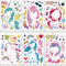24 PCS DIY Unicorn Stickers for Kids - Unicorn Party Bag Fillers Gift Set for Girls and Boys - Birthday Party Decorations and Party Favours Kit
