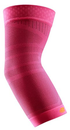BAUERFEIND Ellenbogen Sleeve „Sports Compression Elbow Support“, 1 Unisex Ellenbogenbandage mit Kompression, Für Basketball, Leichtathletik und bei Ball- und Schlagsportarten, Rechts & Links tragbar