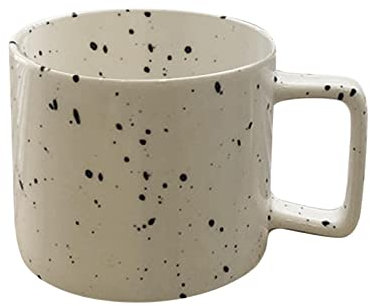 Leisurealeaneag Tasse nordique en céramique avec poignée pour latte, expresso, cadeau de Noël, style B - 237 ml