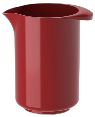 Rosti Classic Rührbecher 1,25 Liter, Rührschüssel & Mixbecher, Geeignet für Spülmaschine, Mikrowelle und Gefrierschrank, Rot