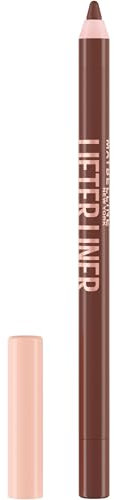 Maybelline New York Lifter Liner, Delineador de labios con Ácido Hialurónico, Tono 01 Cross The Line