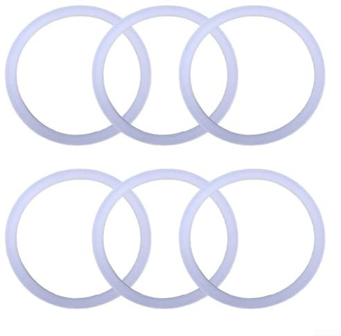 6Pcs Water Bottle Gasket Replacement, Silicone Lid Seal O for RING for and Flip (Primary Color)