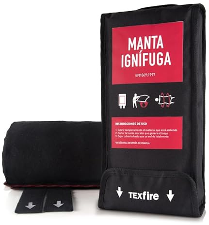 TEXFIRE Couverture Anti-Feu en 1869 CE RIPCI avec Housse Textile