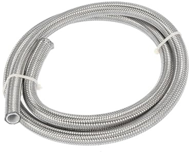 A ABSOPRO AN8 1 Metro Intrecciato PTFE Inox Acciaio Auto Olio carburanti Gas Linea Tubo Sostituzione dell'articolo