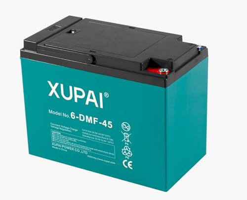 Blei-Gel-Akku A1, 12V 45Ah Gel Akku Blei-Batterie Kabinenroller Solar Boot Elektromobil Rollstuhl ersetzt 38Ah 40Ah