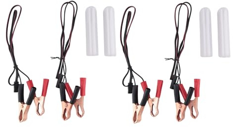 Umsoxhy 4 x Auto Fuel Injector Nozzle Flush Cleaner Adapter DIY Universal Car Cleaning Tool Set Universal