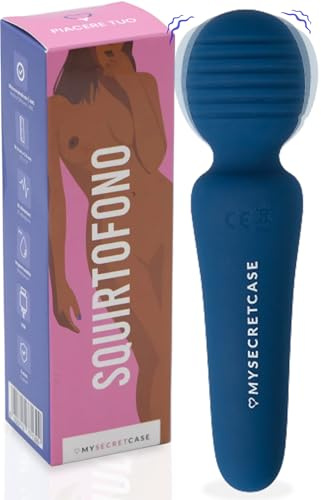 MySecretCase Magic Wand Für Frau Klitoris Stimulator Massagestab für Frauen Sex 14,5cm Starker Vibrator für Frauen mit 10 Modi, Flexibler Hals, USB Aufladbar Sexspielzeug Für Paare zu Zweit