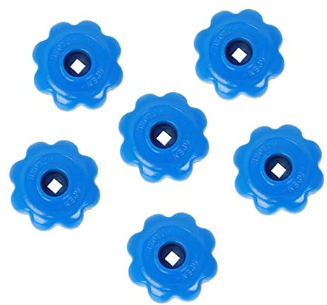 jojofuny 6stücke Teiliges Handrad Absperrventil Mit Dekorativem Griff Zubehör Für Eckventile Robuste Konstruktion Einfache Handhabung Für Wasserleitungen