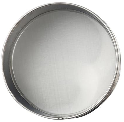 MagiDeal Ceramic Glaze Sieve Filter Multifunctional Round 100 Mesh 304 Stainless Steel Fine Mesh Sieve Strainer for Pigment Mud Slurry, 15cm