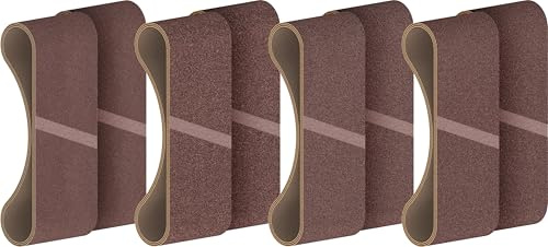 Bosch 20x PRO X440 Schleifband Set, 100x610mm, 5xK40, 5xK60, 5xK80, 5xK1 | für Farbe auf Holz, Körnung 5x 40, 5x 60, 5x 80, 5x 120, Professional Zubehör Bandschleifer