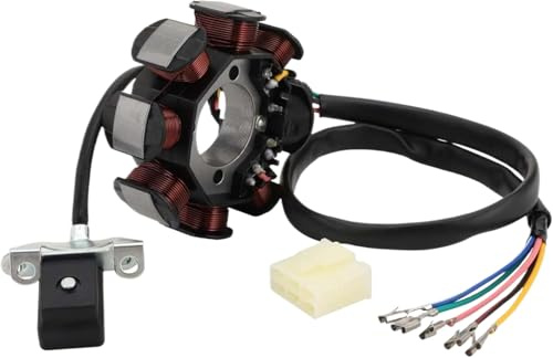 Magneto Stator 8 Coil Compatible With 125cc 150cc 250cc Moped ATV 4 Wheeler Quad Pit Bike Go Kart Choppers Motorcycle