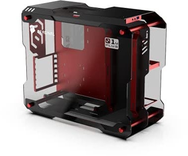 Zeaginal ZC-01M Plus (Black/Red) - Open ATX PC Case