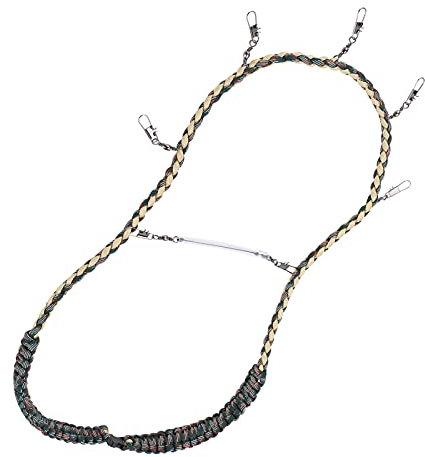 VBESTLIFE Fly Fishing Lanyard Necklace, Braided Lanyard Neck Strap Fishing Nipper Patch Holder Tools Fly Fishing Tools